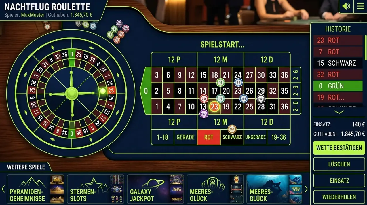 Beliebt bei Spinmills: Tischspiele